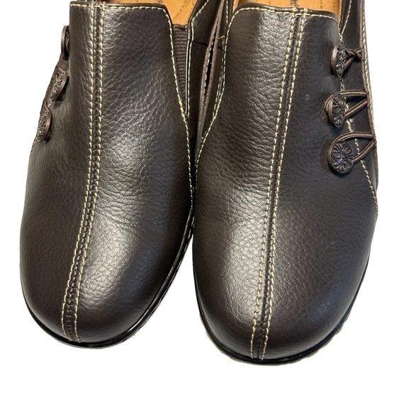 Thom McAn Melba Brown Leather Slip On Loafers Sz 7.5 - Picture 7 of 11